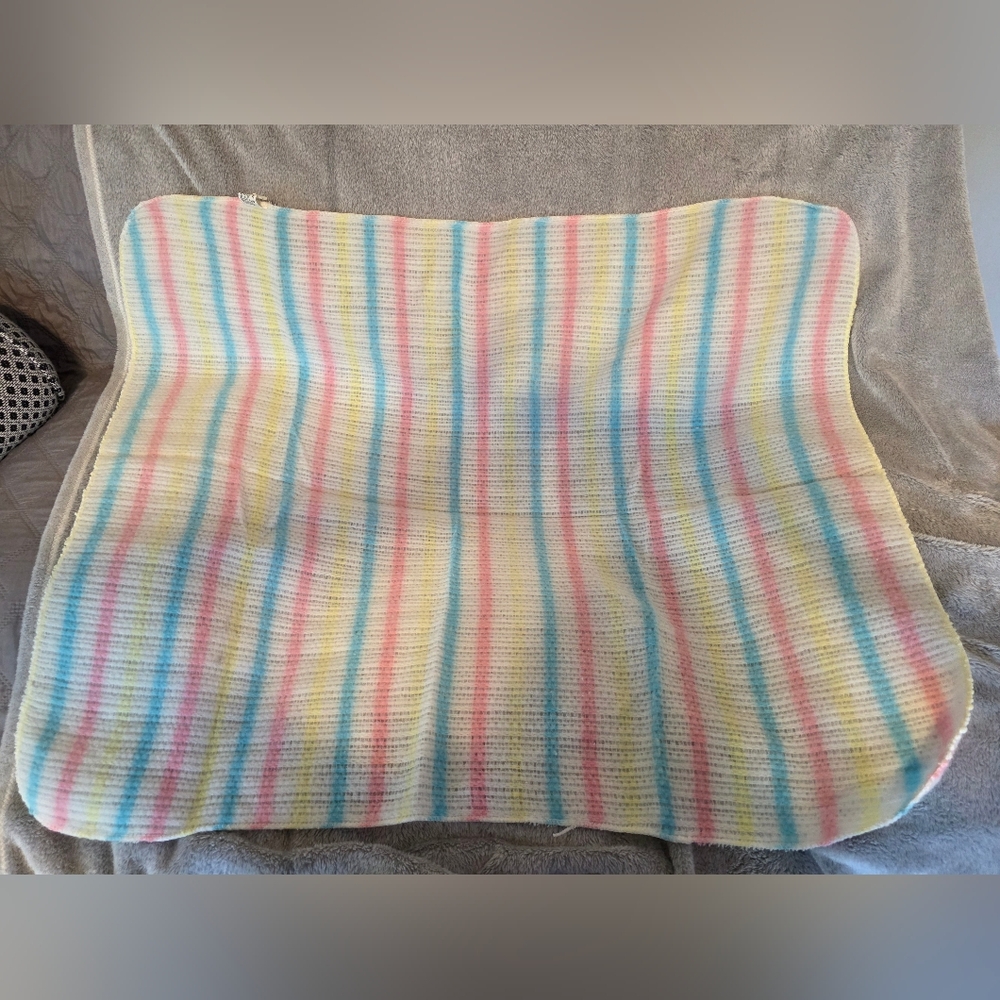Vintage Acrylic Baby Blanket